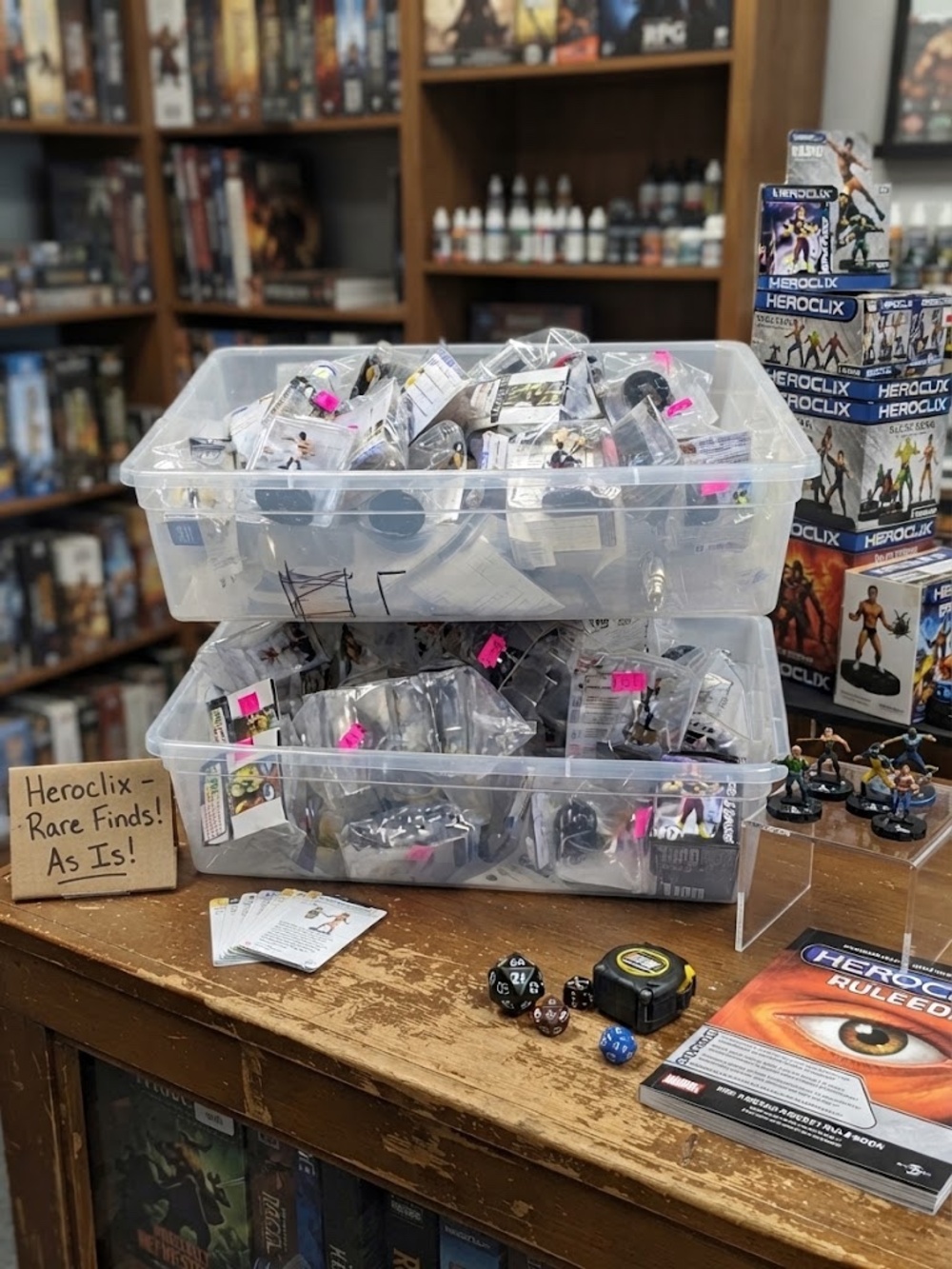 Over 100 Heroclix Model Action Heros